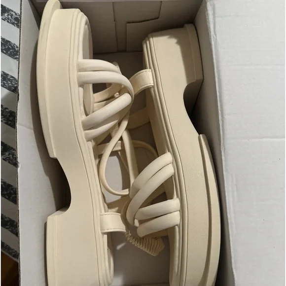 Chunky Platform Sling back Sandals - Picture 5 of 6